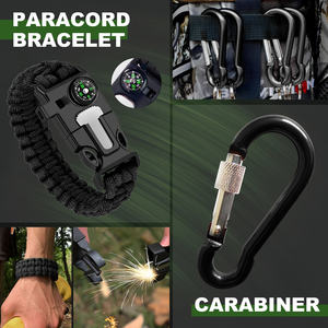 Kit <span class=keywords><strong>de</strong></span> supervivencia profesional para exteriores Chongfu, equipo y equipo <span class=keywords><strong>de</strong></span> emergencia con aleación <span class=keywords><strong>de</strong></span> plástico para senderismo y aventuras al aire libre - Product Image 4