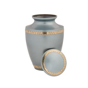 Hot Selling Metal Memorial Funeral <b>Ashes</b> Urn Tabletop Handcrafted <b>Ashes</b> Storage <b>Pots</b> and Jars New Look for Human <b>Ashes</b> - Product Image 6