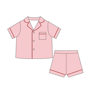 2 Pcs Summer Short Sleeve Cotton <strong>Pyjamas</strong> Women's Sleepwear Bamboo Pajamas Loungewear Sets - Product Image 6