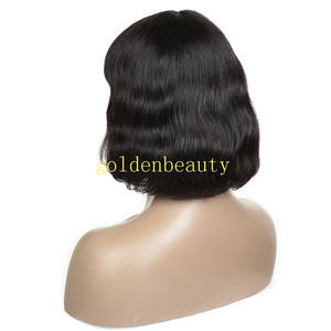 <span class=keywords><strong>Mi</strong></span>-longueur couleur naturelle Bob perruque péruvienne Remy <span class=keywords><strong>cheveux</strong></span> pleine machine faite <span class=keywords><strong>avec</strong></span> Bang <span class=keywords><strong>cheveux</strong></span> brésiliens pour les femmes - Product Image 2