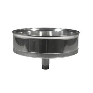Tapa de Cierre de Acero de 100 mm con Ventilación para Chimeneas, Piezas Esenciales para Chimeneas - Product Image 1