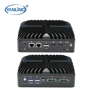 Bằng sáng chế trao tặng Mười lõi mười hai chủ đề Nano PC 2 * COM Port hỗ trợ RS232 chế độ máy tính mini