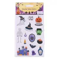 Glow in the dark tattoo sticker Halloween tattoo sticker autoadesivo impermeabile del tatuaggio