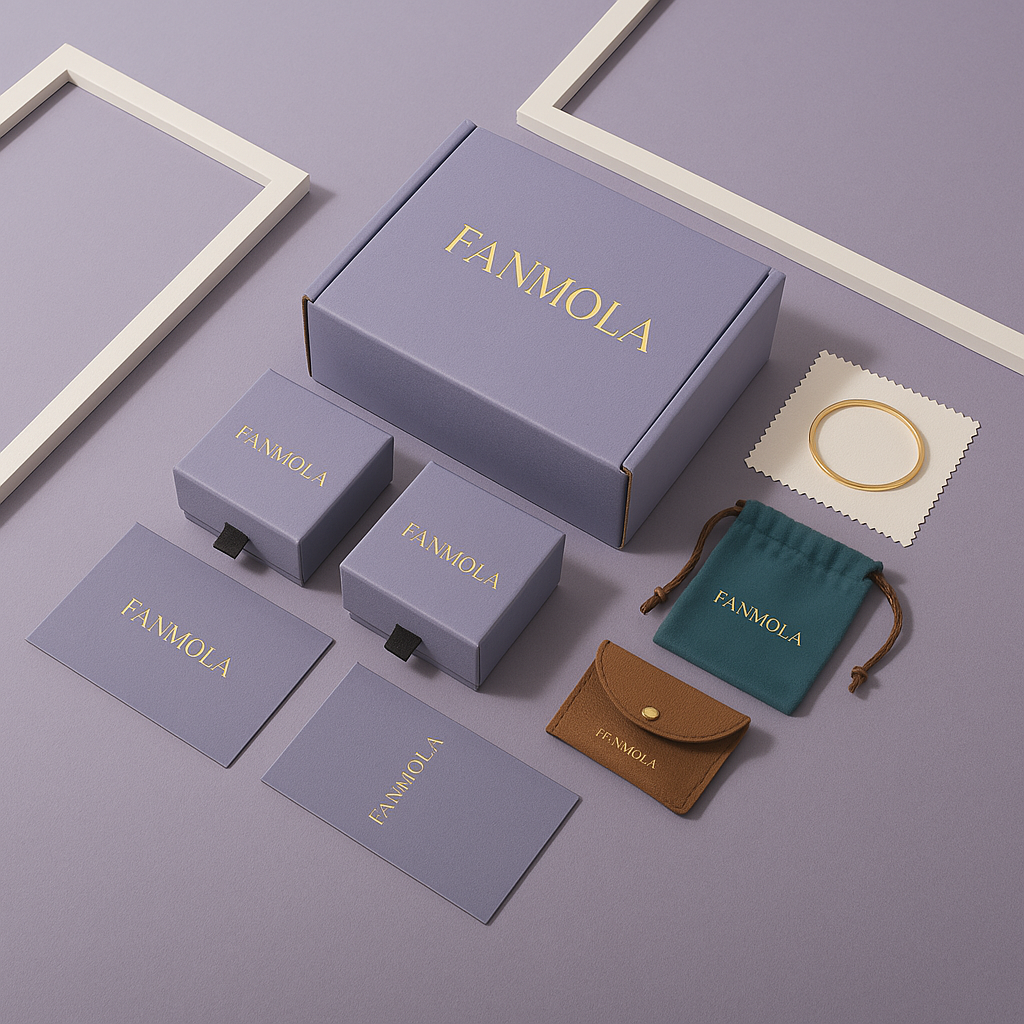 cardboard magnetic jewelry box packaging