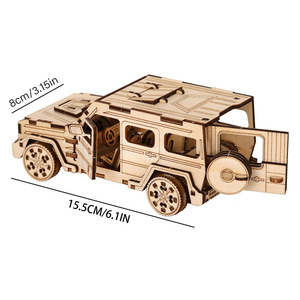 Rompecabezas 3D de Madera para Adolescentes y Adultos, Maqueta de Edificios, Kit de Construcción, Juguete Educativo de Ingenio, Regalo Decorativo para Niños - Product Image 4