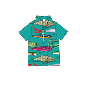 Offre Spéciale – Polo Enfant Garçon à Col Montant et Manches Courtes, Motif Personnalisé, Fermeture Éclair, Vêtement d'Été pour Enfants - Product Image 6