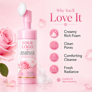 <span class=keywords><strong>Mousse</strong></span> <span class=keywords><strong>Nettoyante</strong></span> à l'Acide Aminé de Rose 150ml - Contrôle du Sébum, Nettoyage des Pores, Peau Luminuse, <span class=keywords><strong>Mousse</strong></span> Douce et Riche - Offre Spéciale - Product Image 4