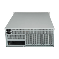 Boîtier de serveur rackable 4U industriel 19 pouces en aluminium avec support de refroidissement par eau, compatible EATX ATX ITX, profondeur longue 680 mm