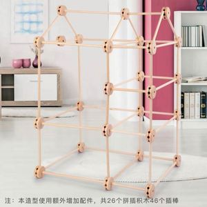 ของเล่นมอนเตสซอรี่ ชุดของเล่นเสริมพัฒนาการทางประสาทสัมผัส STEM ของเล่นไม้สร้างสรรค์จากธรรมชาติ บล็อกไม้สำหรับเด็ก - Product Image 6