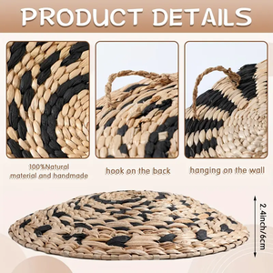 Wholesale High Quality Handmade Woven Bohemia Rattan Wicker <strong>Wall</strong> <strong>Hangings</strong> Tapestry <strong>Wall</strong> Art Home Decor <strong>for</strong> <strong>Living</strong> <strong>Room</strong> - Product Image 2