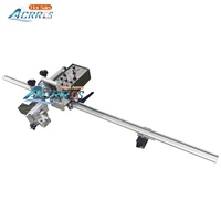 Chariot de soudage automatique à chenilles souples pour soudage horizontal et vertical de poutres en boîte avec rail linéaire droit de 1500 mm