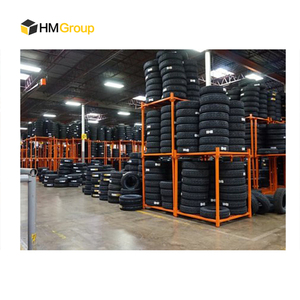 Almacenamiento de almacén de alta calidad Acero dulce Q235 Estante de almacenamiento de neumáticos desmontable apilable duradero - Product Image 2