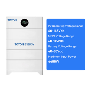 Batería de Almacenamiento de Energía Solar para el Hogar, Apilable, de Ciclo Largo, 100Ah 200Ah 51.2v, con Onda Sinusoidal Pura de 48V, Marca Toyon - Product Image 2