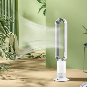 Ventilateur de tour oscillant sans pales certifié CE, moteur sans balais, télécommande, minuterie, <span class=keywords><strong>cinq</strong></span> vitesses, classe énergétique 40+ dB, silencieux, 1 an - Product Image 1