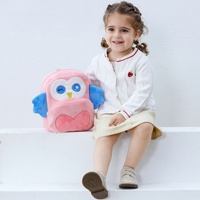 Sac à dos en peluche 3D pour enfants de 1 à 4 ans, sac d'école pour la maternelle, sac à dos pour enfants, filles et garçons, vache, singe, sacs d'école
