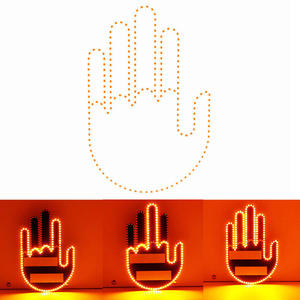 Factory Wholesale Price Car Accessories <b>Lights</b> Supercool Car Middle <b>Finger</b> <b>Light</b> Desture Led Car Gesture <b>Light</b> - Product Image 4