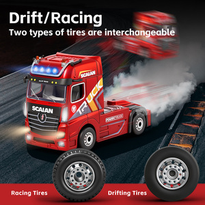 WL Toys 6408 Mini Voiture RC 1/64 4x4 2.4G Télécommandée à l'échelle réelle, Modèle de Camion de Course Drift avec Remorque pour Enfants et Adultes, Nouvelle Tendance 2026 - Product Image 5