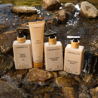 Botol Semprot Biodegradable dari Jerami Gandum 30ml 100ml 250ml 300ml 400ml 500ml untuk Sampo dan Lotion dengan Pompa Bambu