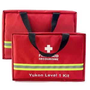 Kit de ayuda de terapia inteligente para el hogar, botiquín de primeros auxilios de tela Oxford integral, bolsa con material de torniquete para emergencias de aventura