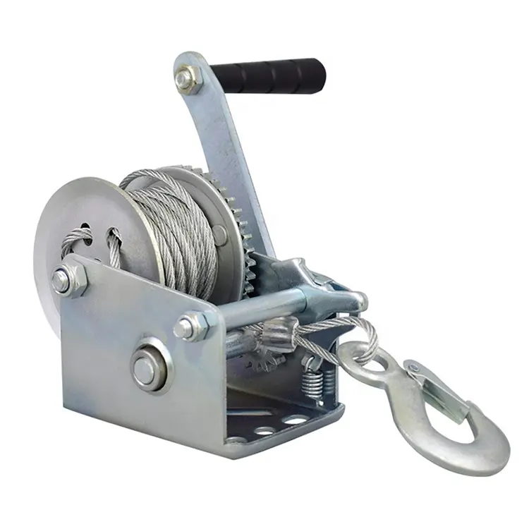 Brake Hand Winch Hand Steel Wire Rope Winch