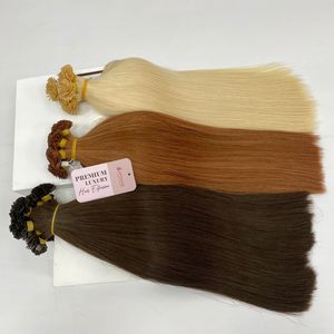 Extensiones de Cabello Humano Virgen 2026, Doble Trama, Punta Plana, Punta K, Pre-Adheridas con Queratina - Product Image 2