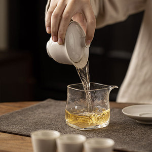 Guanlan Ceramics Wood Ash Gaiwan Kung Fu <b>Tea</b> <b>Set</b> Porcelain With Lid Single <b>Tea</b> Bowl Household Use Afternoon <b>Tea</b> - Product Image 3