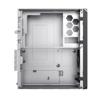 Boîtier de bureau MATX SOHOO-Micro-ATX 8,3 litres SFF, panneau frontal en maille, conception sans outils