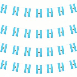 Guirnalda de Banderas de Argentina para Interiores y Exteriores, Decoración para Eventos Deportivos y Festivales Nacionales - Product Image 2