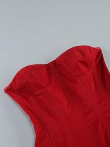 เดรสรัดรูปลายดอกไม้สำหรับสตรีสไตล์ยุโรปและอเมริกาใหม่ - Product Image 5