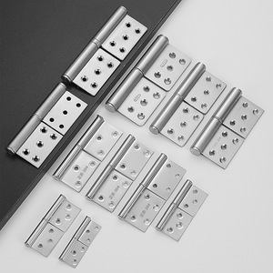 Bisagras de Acero Inoxidable con Apertura de 180 Grados, Diseño Minimalista de 4 Orificios para Aplicaciones en Puertas y Ventanas - Product Image 1