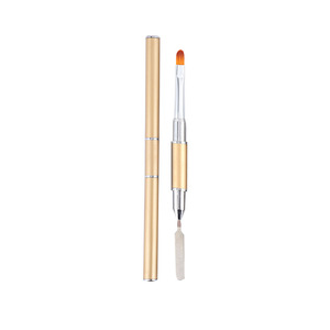 Pennello per smalto Gel a doppia estremità a 5 <span class=keywords><strong>colori</strong></span> <span class=keywords><strong>pennelli</strong></span> per pittura per unghie in acrilico <span class=keywords><strong>pennelli</strong></span> per Gel per strumenti per Manicure - Product Image 1