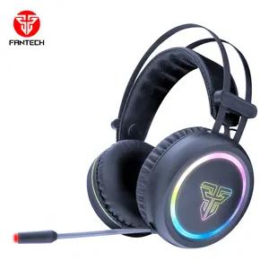 Hazır stok Fantech HG15 profesyonel RGB ışık 7.1 kablolu oyun kulaklığı