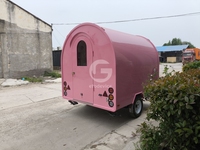 Camion de pizza mobile, remorque alimentaire, camionnette à café, chariot à hot-dogs, camion de restauration BBQ, remorque à pizza, cuisine mobile, nouveau camion de crème glacée