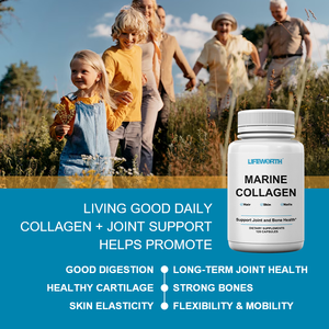 Cápsulas de Colágeno Peptídeo de Peixe Marinho Puro com Vitamina C para Adultos, Clareamento da Pele, Certificado, 60 Cápsulas - Atacado - Product Image 2