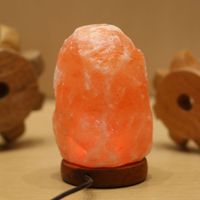 Lampe LED à flash lent RVB colorée USB directe d'usine Lampe à sel en cristal de l'Himalaya Alimenté par batterie Maison intelligente transfrontalière