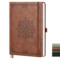 Carnet ligné format A5, carnet de haute qualité, sans transfert d'encre, couverture exquise, bords de pages renforcés