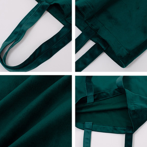 Venta al por mayor bolsa de terciopelo 34x39cm elegante bolsa de regalo grande niñas reutilizable bolsa de compras simple - Product Image 4