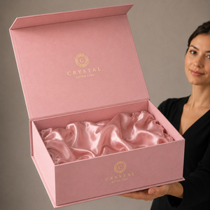 CRD Custom Magnetic <strong>Box</strong> With Handle for <strong>Gift</strong> Basket <strong>Large</strong> Collapsible Rigid Paper Packaging <strong>Box</strong> for Hamper Luxury - Product Image 1