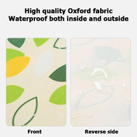 Sac de courses pliable personnalisé en polyester recyclé Oxford Ripstop, écologique, avec fermeture éclair, taille personnalisable