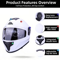 Casque de moto intégral ABS personnalisé, vente en gros d'usine pour les motos de course