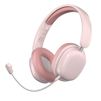 Headset Gaming nirkabel dengan mikrofon, headphone nirkabel tahan air dengan peredam kebisingan, harga pabrik SY-T1