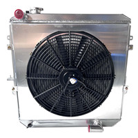 Radiateur entièrement en aluminium avec cache de ventilateur pour Toyota Hilux LN106 LN111 LN107 2.8L - Diesel 1988-1997