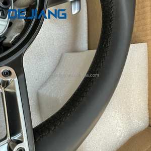 Volante de Cuero para Porsche 991 911 992 Cayenne 958 718 Boxster Cayman <span class=keywords><strong>Macan</strong></span> 996 Taycan Carrera 987, Actualización de Modelo Antiguo a Nuevo - Product Image 6