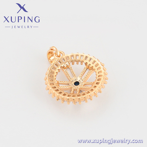 A00897381 XUPING prezzo economico gioielli in dollari in stile messicano bambina abbigliamento quotidiano 18 carati color oro sintetico CZ 3A + ciondolo in pietra - Product Image 5