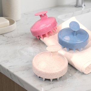 <span class=keywords><strong>Brosse</strong></span> de massage en silicone souple pour le cuir chevelu, démêlante, compacte, pour le lavage des cheveux, nettoyage en profondeur, anti-pelliculaire, pour cuir chevelu gras - Product Image 4