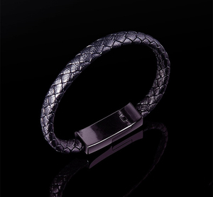 Sạc Vòng Đeo Tay Cáp Xách Tay Micro Type-C 8Pin Da Bền Bện Sạc USB Dây Đeo Cổ Tay - Product Image 6