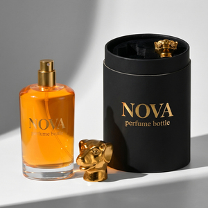 Botella de <span class=keywords><strong>Perfume</strong></span> de Vidrio de Lujo con Diseño de Cabeza de <span class=keywords><strong>Animal</strong></span>, 30ml, 50ml, 100ml, con Caja de Regalo Personalizada, Tapa Esculpida Única, Botella con Atomizador - Product Image 6