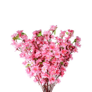 Branches de fleurs artificielles en soie de cerisier unique - Product Image 1