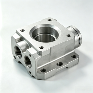 Bloc de soupapes hydrauliques usiné sur mesure par CNC, boîtier multi-ports, pièces de collecteur mécanique de précision en alliage d'acier inoxydable et de laiton - Product Image 4