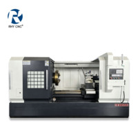 Torno CNC de bancada plana QK1325 para roscado de tuberías, torno horizontal de gran diámetro para procesamiento de roscas de juntas de tuberías de revestimiento de petróleo